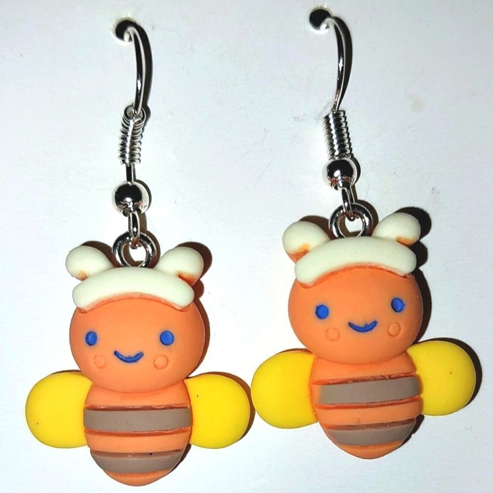 Bumble Bee Festive  Character Earrings For Kid And Adults